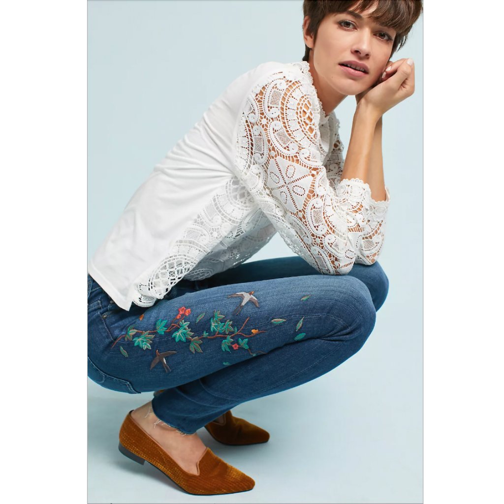 Nwt Ag The Farrah High-Rise Skinny Jeans